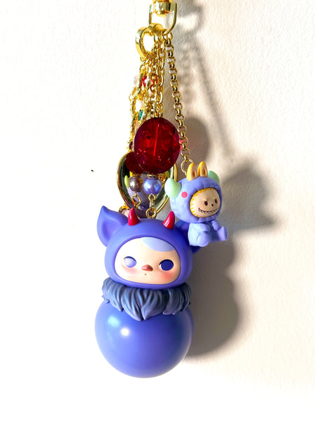 Limited Edition 1/1 “DEVIL” PUCKY Roly-Poly Kitty Bag Charm