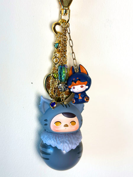 Limited Edition 1/1 “SIBERIAN” PUCKY Roly-Poly Kitty Bag Charm