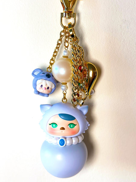 Limited Edition 1/1 “NOBLE CAT” PUCKY Roly-Poly Kitty Bag Charm