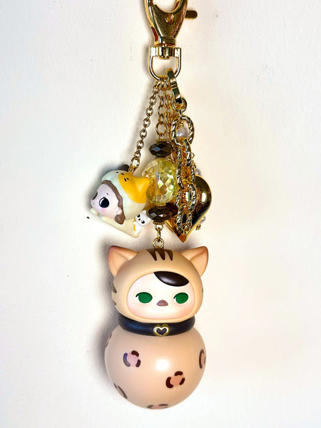 Limited Edition 1/1 “BENGAL” PUCKY Roly-Poly Kitty Bag Charm