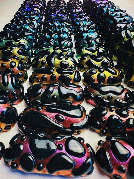 Black Blob Color Shifting Air Pod Cases